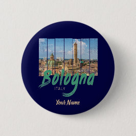 Bologna Emilia-Romagna Italien vintage souvenir Knapp