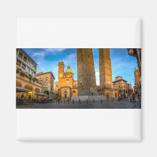 Bologna italien de två tornen magnet