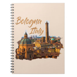 Bologna-Italien: Historiskt centrum Anteckningsbok