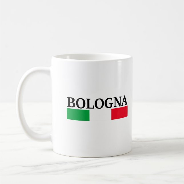 Bologna Italien, I kärlek Bologna Kaffemugg (Vänster)
