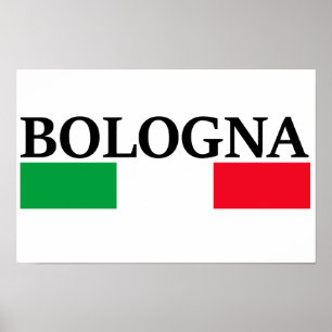 Bologna Italien, I kärlek Bologna Poster