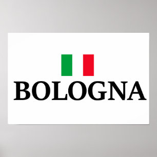 Bologna Italien, I kärlek Bologna Poster