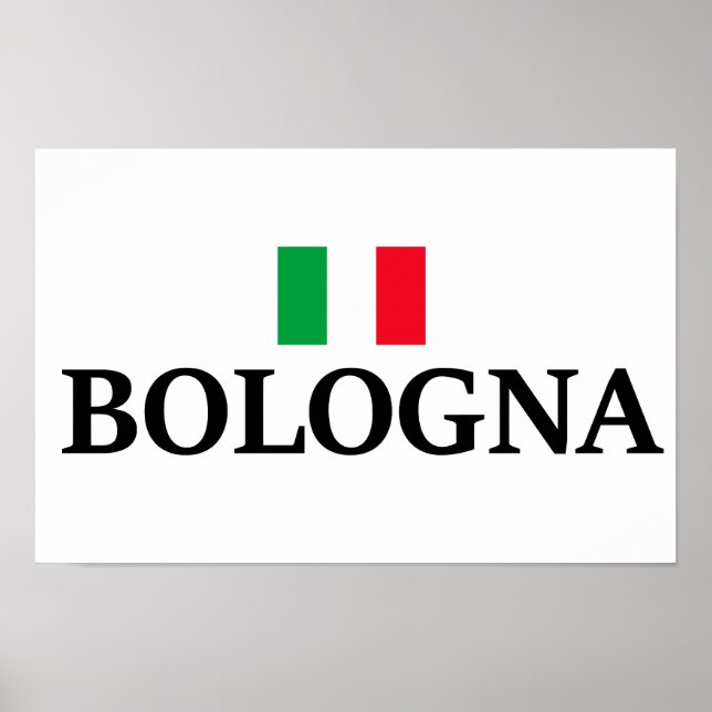 Bologna Italien, I kärlek Bologna Poster (Framsidan)