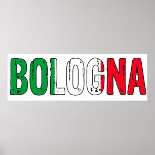 Bologna Italien, I kärlek Bologna Poster