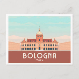 Bologna Italien Pastel Travel Vykort