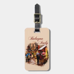 Bologna, Italien: Shopping in the Rain Bagagebricka