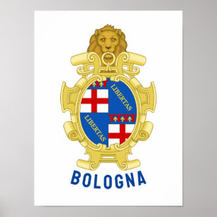 Bologna jackar om arm - Italien Poster