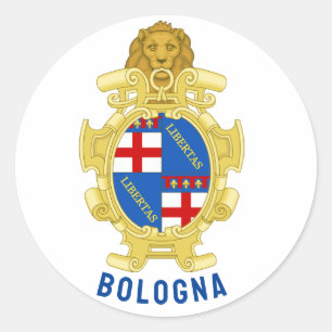 Bologna jackar om arm - Italien Runt Klistermärke