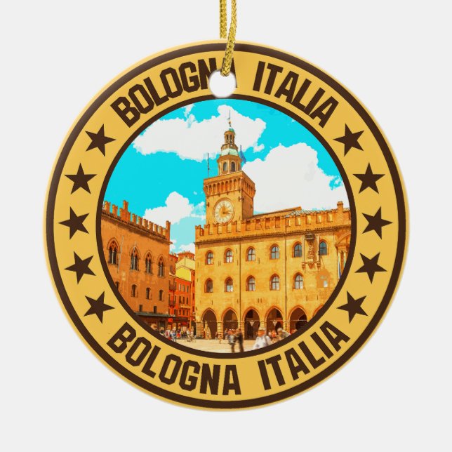Bologna Julgransprydnad Keramik (Framsidan)