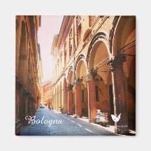 Bologna - kylmagnet av Velvet Escape