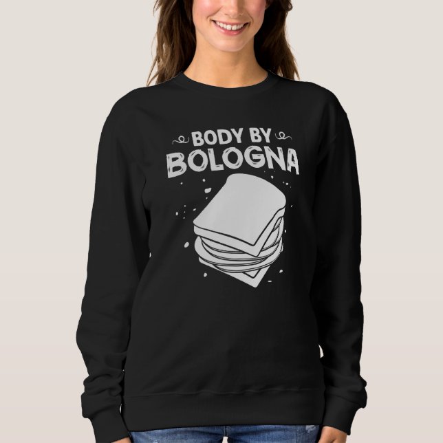Bologna Meat Italy Sandwich Sausage Baloney Fried T Shirt (Framsida)