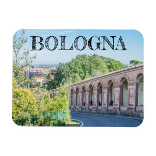 Bologna Portico di San Luca, kylskåp Magnet