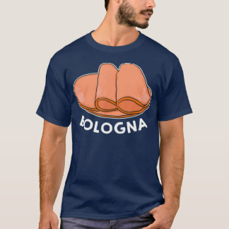 Bologna Sandwich Kött Funny Gift T Shirt
