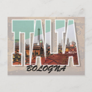 Bologna, vykort för Italien