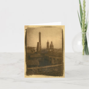 BolognaRooftops Notecards Kort