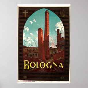 Bolognavintage resoraffisch poster
