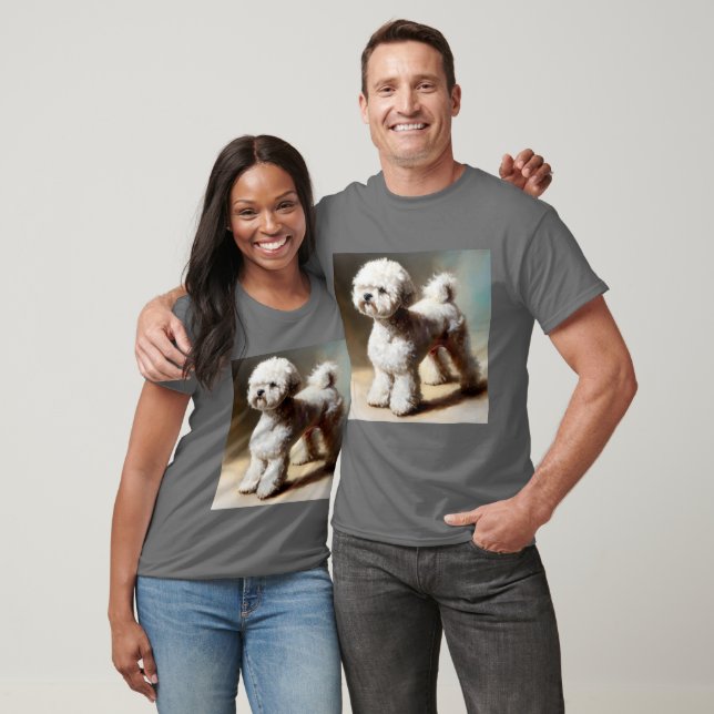 Bolognese Hund T Shirt (Unisex)