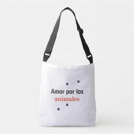 Bolsa amor por los animales axelväska