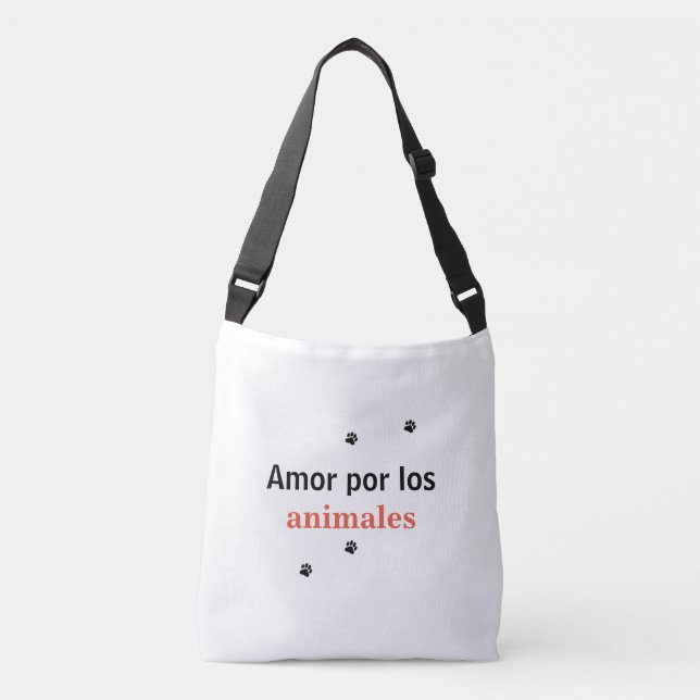 Bolsa  amor por los animales axelväska (Framsida)