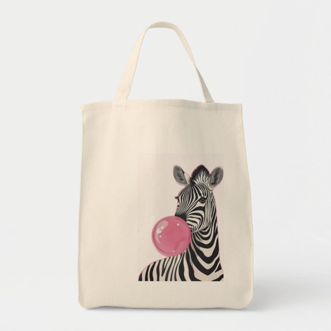 Bolsa Animal Print zebra Tygkasse (Framsidan)