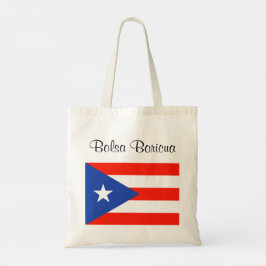 Bolsa Boricua Puerto Rican Flagga Bag 4Ana Tygkasse