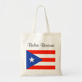 Bolsa Boricua Puerto Rican Flagga Bag 4Ana Tygkasse
