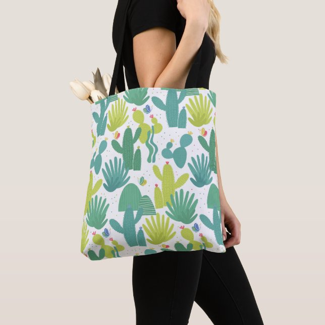 Bolsa Cactus Tygkasse (Närbild)