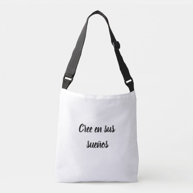 Bolsa cree en tus sueños axelväska (Framsida)