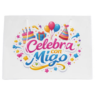 Bolsa de Regalo con Diseño “Celebra Conmigo” | Emp