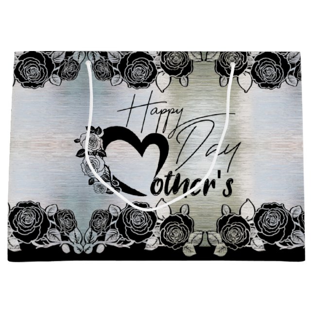 Bolsa de regalo plateada para día de madre (Framsidan)