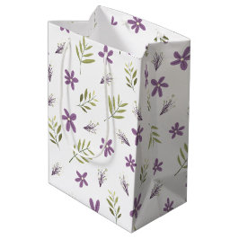 Bolsa de regalo Violetas y flores silvestres