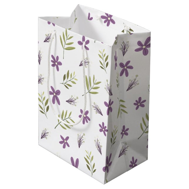 Bolsa de regalo Violetas y flores silvestres (Baksidan Vinklad)