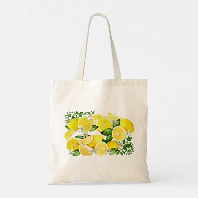 Bolsa De Tela Acid Lemons from Calabria Tygkasse (Baksida)
