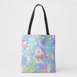 Bolsa de tela con estampado de mariposa tygkasse