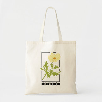 Bolsa de tela estampado de flor Monterón Tygkasse