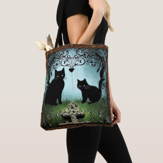  "Bolsa Elegante Black Cat: La Armonía   Tygkasse