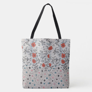 Bolsa florais artístico tygkasse