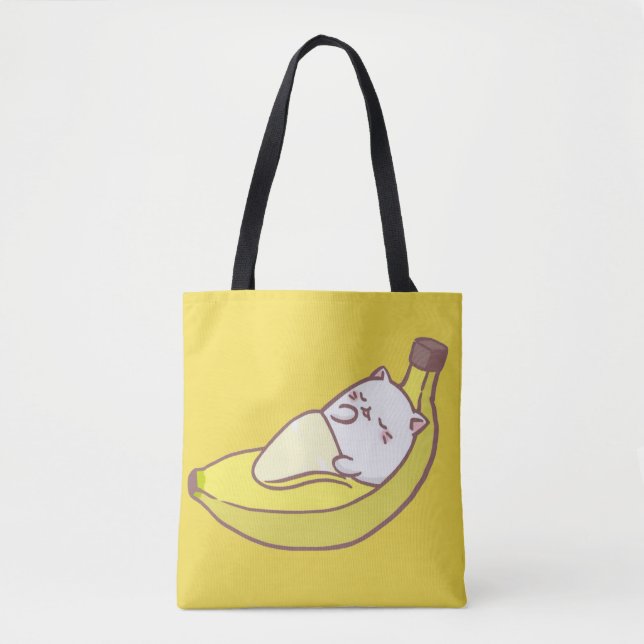 Bolsa Gato Banana Tygkasse (Framsida)