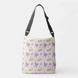Bolsa Lavanda creme Axelväska