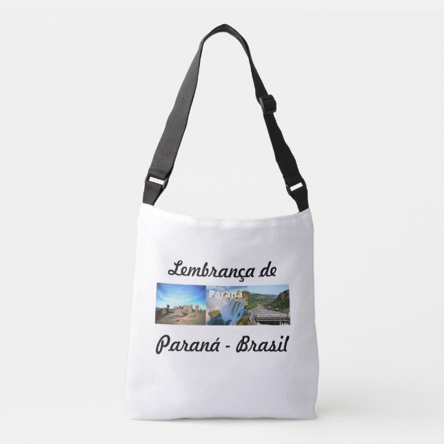 Bolsa Lembrança de Paraná Brasil Axelväska (Framsida)