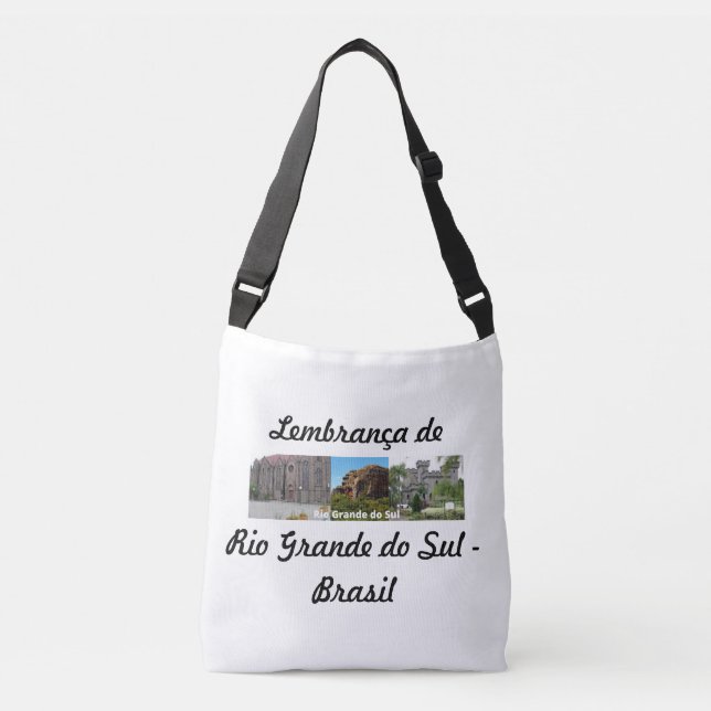 Bolsa lembrança de Rio Grande do Sul - Brasil Axelväska (Framsida)