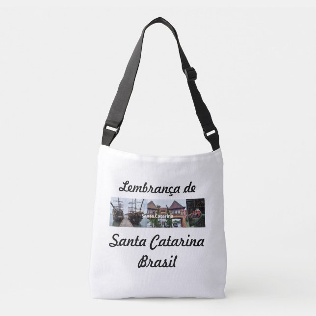 Bolsa lembrança de Santa Catarina Brasil Axelväska (Framsida)