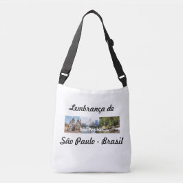Bolsa lembrança de São Paulo Brasil Axelväska