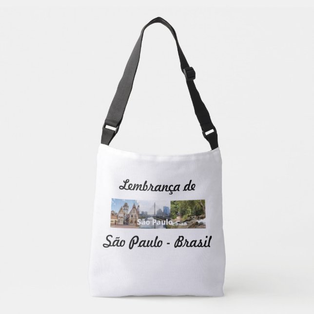 Bolsa lembrança de São Paulo Brasil Axelväska (Framsida)