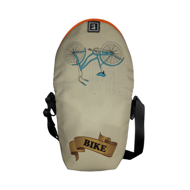bolsa mensageiro bike messenger bag (Öppen Baksida)