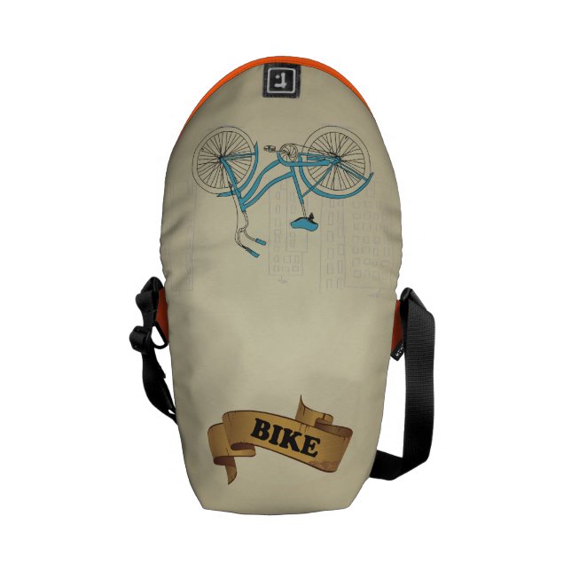 bolsa mensageiro bike messenger bag (Öppen Baksida)