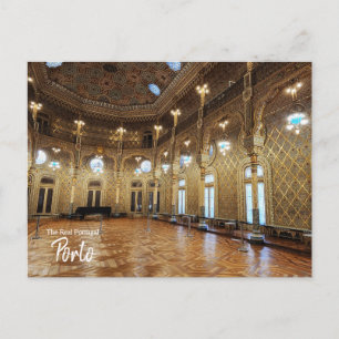 Bolsa Palace Porto Portugal Vykort