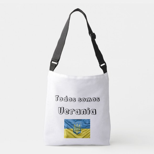 Bolsa todos somos Ucrania Axelväska (Framsida)