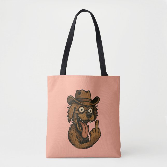 Bolsa Tote CACHORRO LOUCO Tygkasse (Framsida)