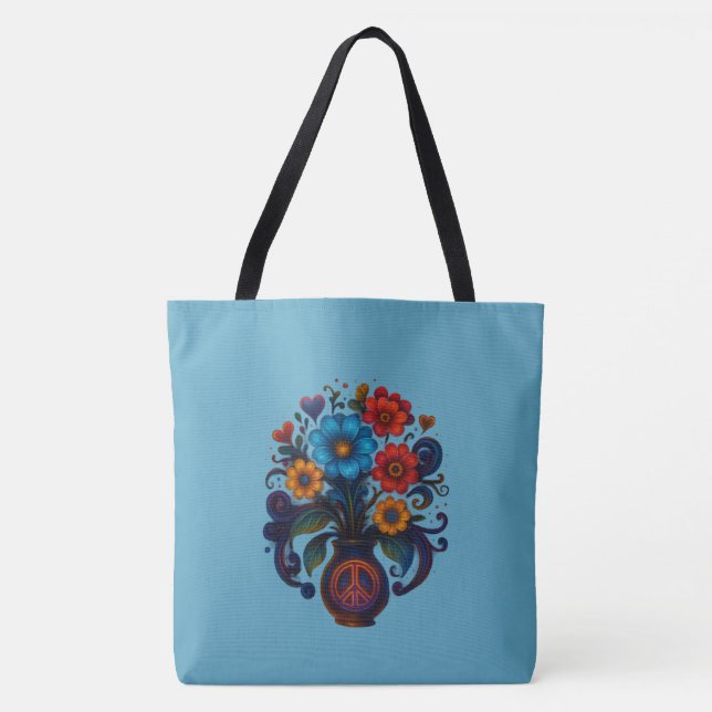 bolsas personalizadas FLORES  Tygkasse (Framsida)